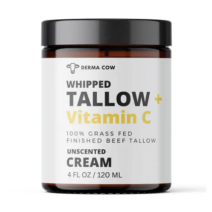 Whipped Tallow Cream with Vitamin C, Cream For Face and Body